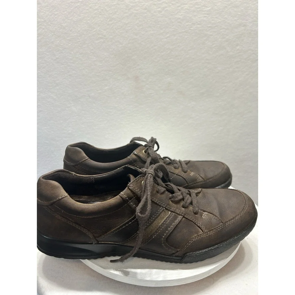 ECCO Shock Point Men's Size EU 46/US 13 Brown Leather‎ Shoes